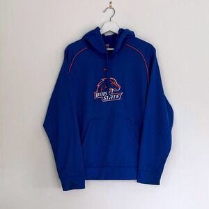 Nike Boise State Broncos Hoodie Blue Orange Logo NCAA Men's Size S